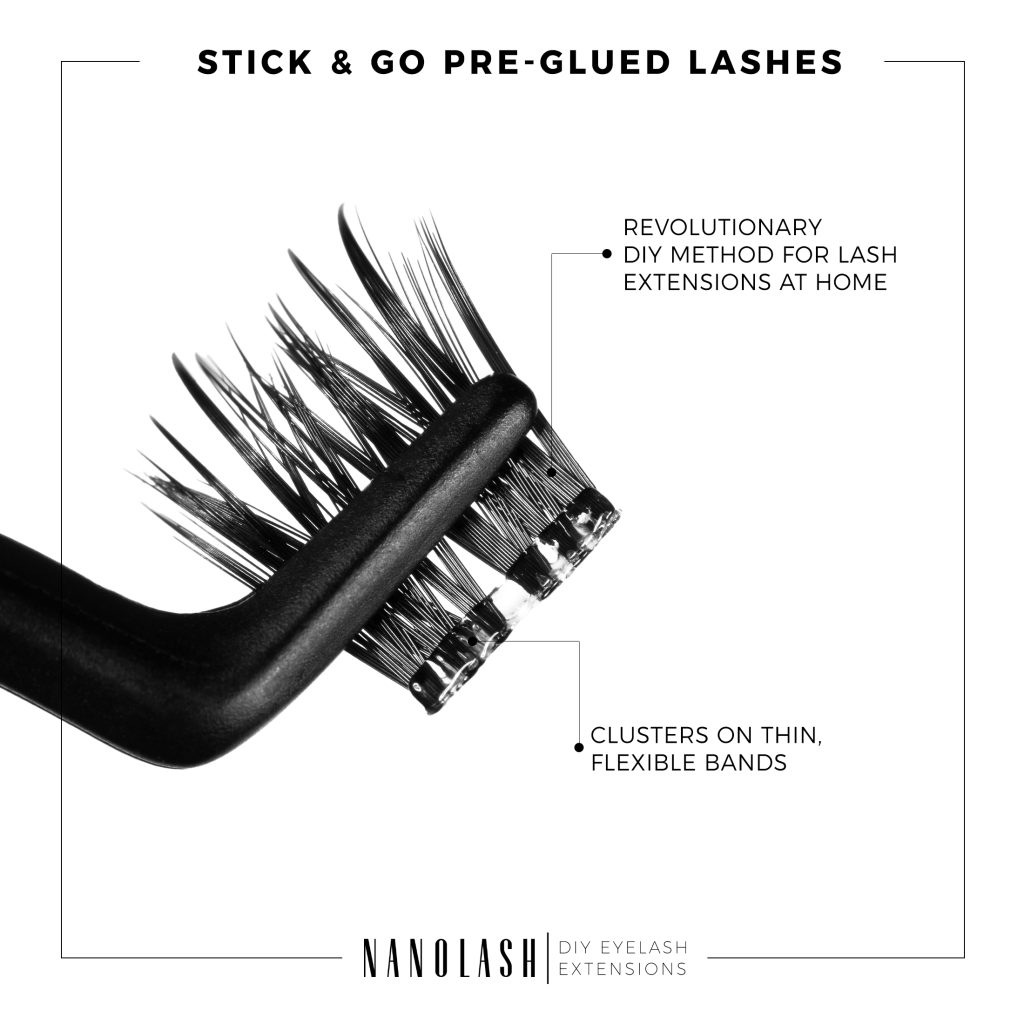 nanolash Faux cils Pré-collés