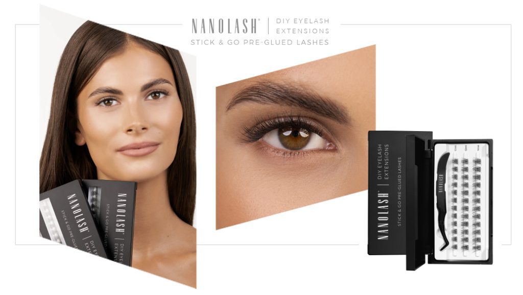 nanolash grappes cils pre colles